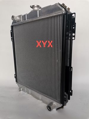 모든 알루미늄 수미토모 SH60 / SK60-3 굴삭기 냉각 장치 저수 탱크